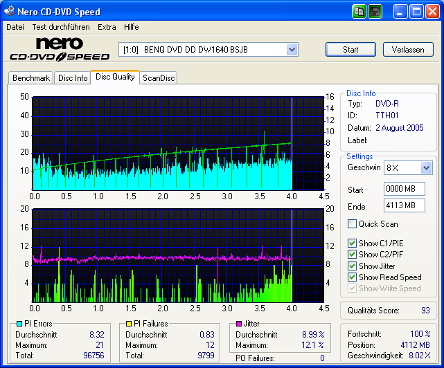 MAM-E DVD-R 8x Olli Hals über Kopf Benq 1640 BSJB.png