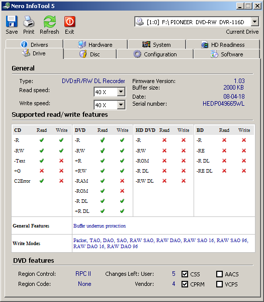 Pioneer DVR-116D InfoTool.png