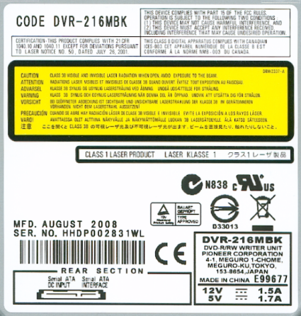 Pioneer DVR-2920Q Label.png