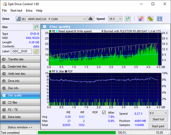 Plextor PX-891SAF - Ritek Thermal Quality.png