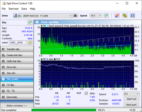 LG BH16NS40 - Ritek Thermal Quality.png