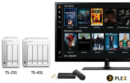 qnap plex media server app