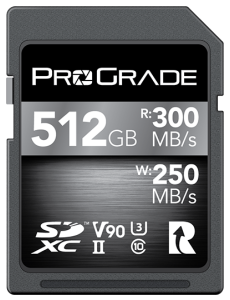 ProGrade SDXC 512GB V90