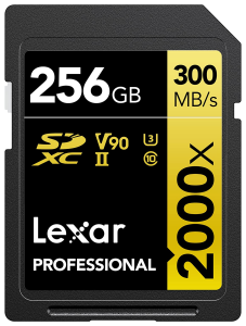 lexar professional 2000x SDXC UHS II Card