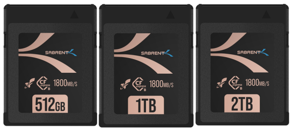 sabrent rocket cfx type b memory cards