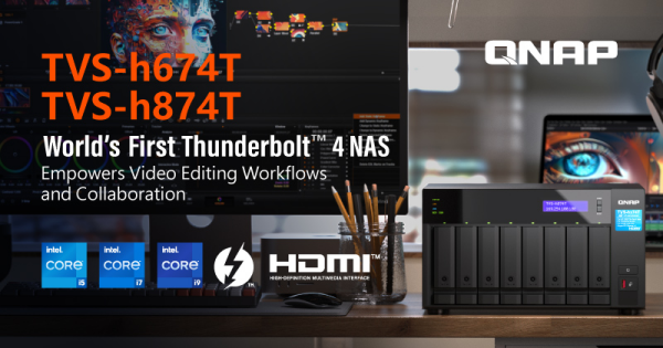 qnap tvs h674t h874t thunderbolt4 nas