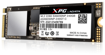 ADATA XPG SX8200 240GB PCIe M.2 SSD 