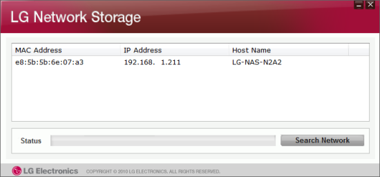 Lg network storage software installation cd