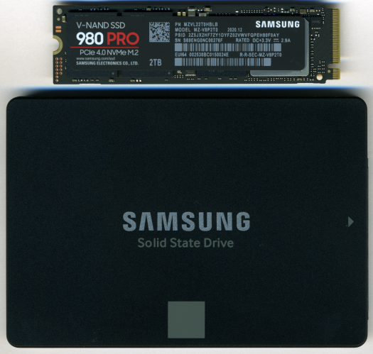 Samsung SSD SERIE 980 PRO M.2 2To 2280 PCIe 4.0 x4 NVMe 1.3c