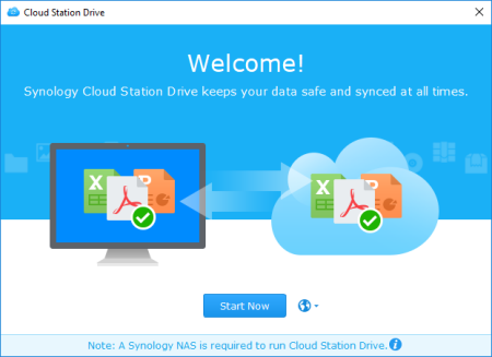 synology cloud station drive not showing up