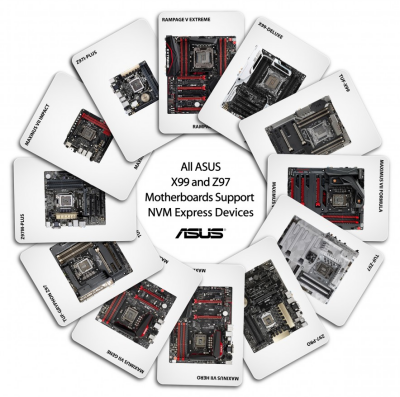 asus motherboards nvme