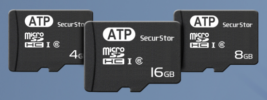 atp SecureStore microsd cards