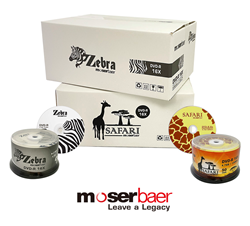 moser baer zebra safari media