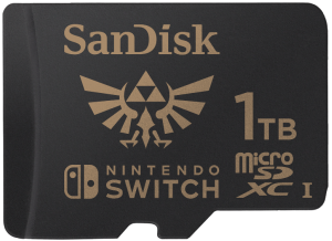 sandisk nintendo zelda microsd